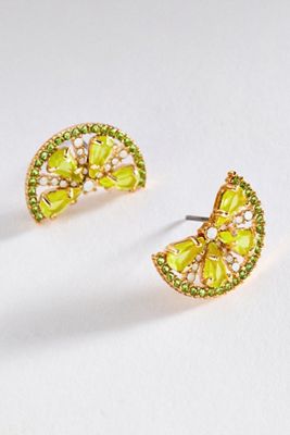 Loren Hope Lime Slice Post Earrings