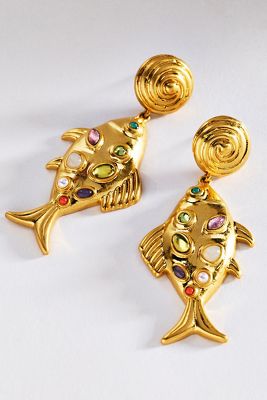 Loren Hope Kamari Fish Earrings