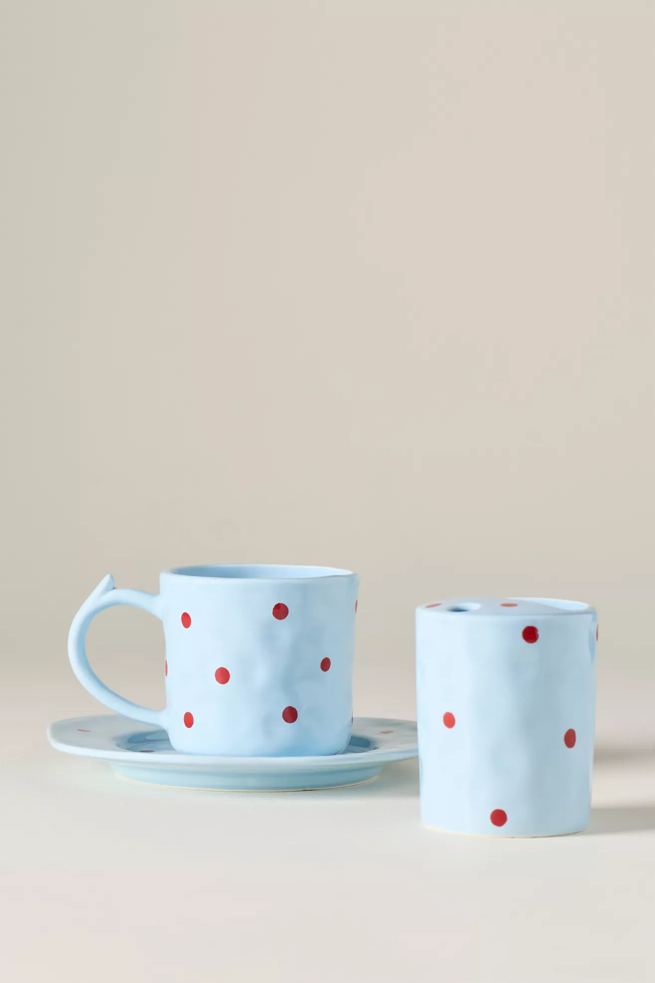 Greta Polka Dot Stoneware Demi Sipper - thumbnail 8