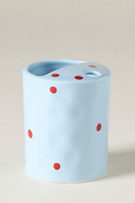 Greta Polka Dot Stoneware Demi Sipper