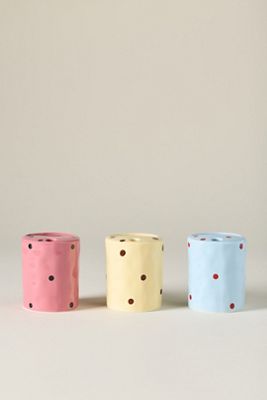 Greta Polka Dot Stoneware Demi Sipper