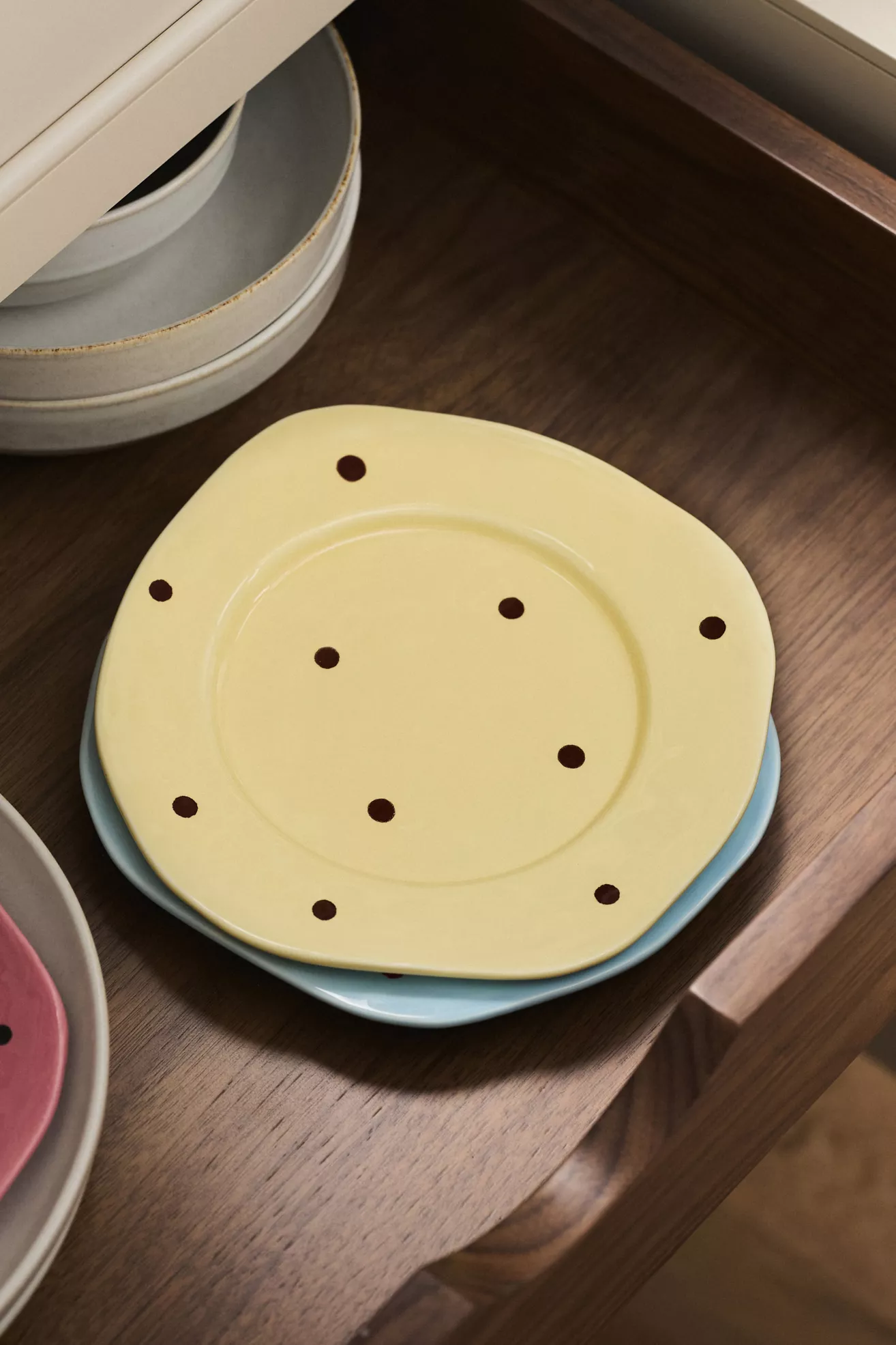 Greta Polka Dot Stoneware Dessert Plate - thumbnail 6