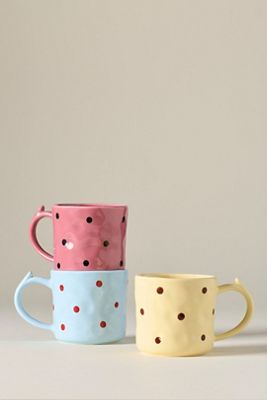 Greta Polka Dot Stoneware Mug