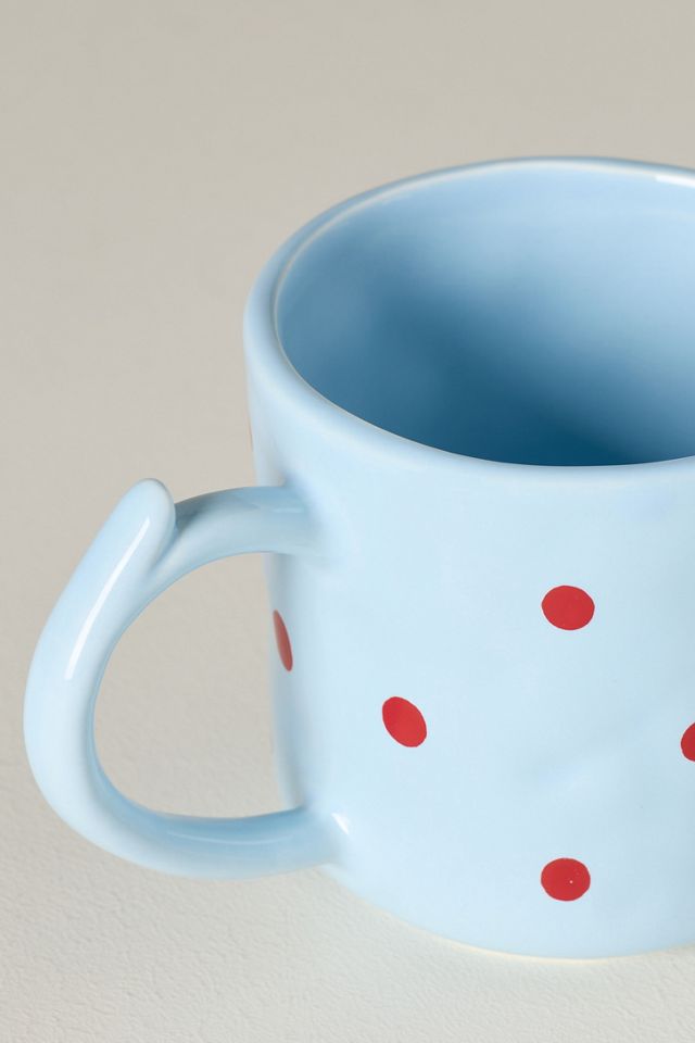 Greta Polka Dot Stoneware Mug #2