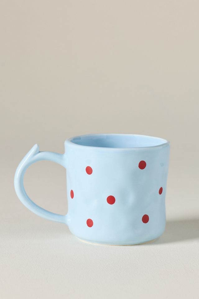 Greta Polka Dot Stoneware Mug #1