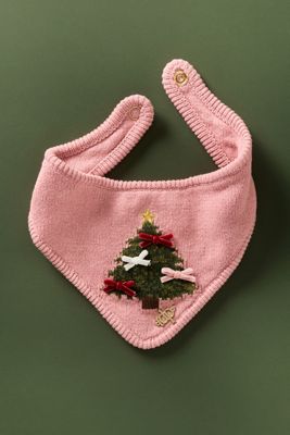 Anthropologie x The Deluxe Pup Embroidered Tree Pet Bandana