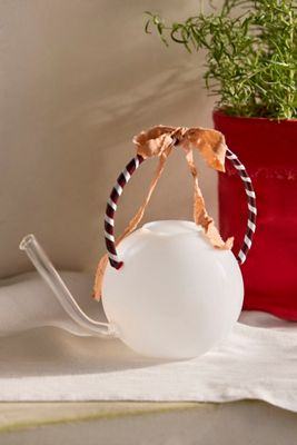 Candy Cane Glass Watering Can
