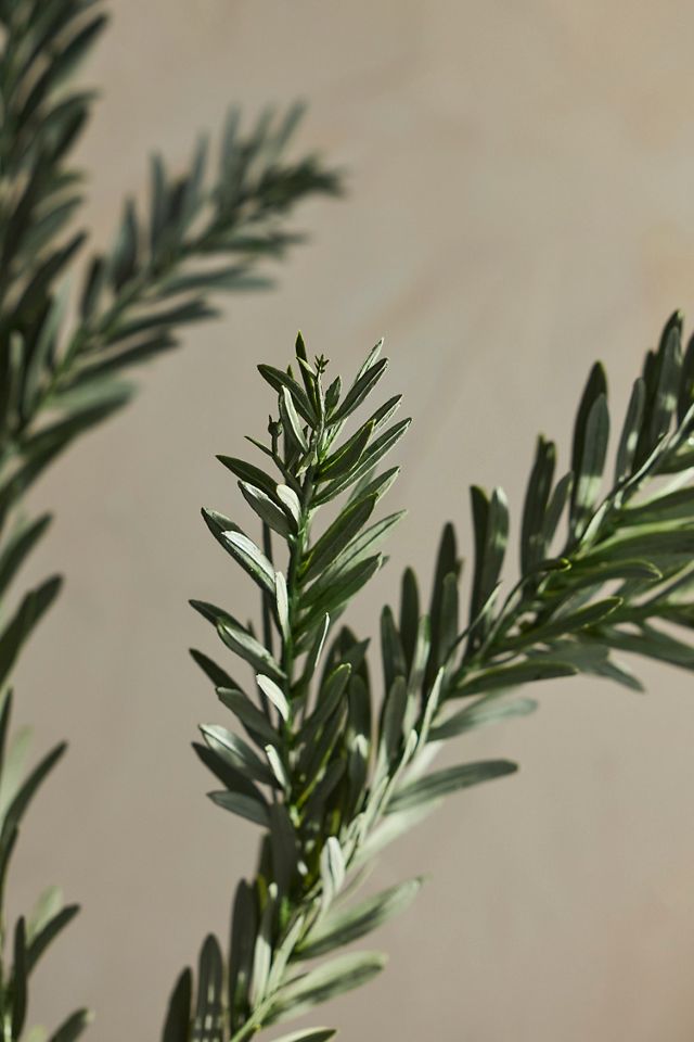 Faux Dark Green Pine Spray #1