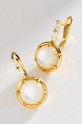 Gemstone Drop Earrings