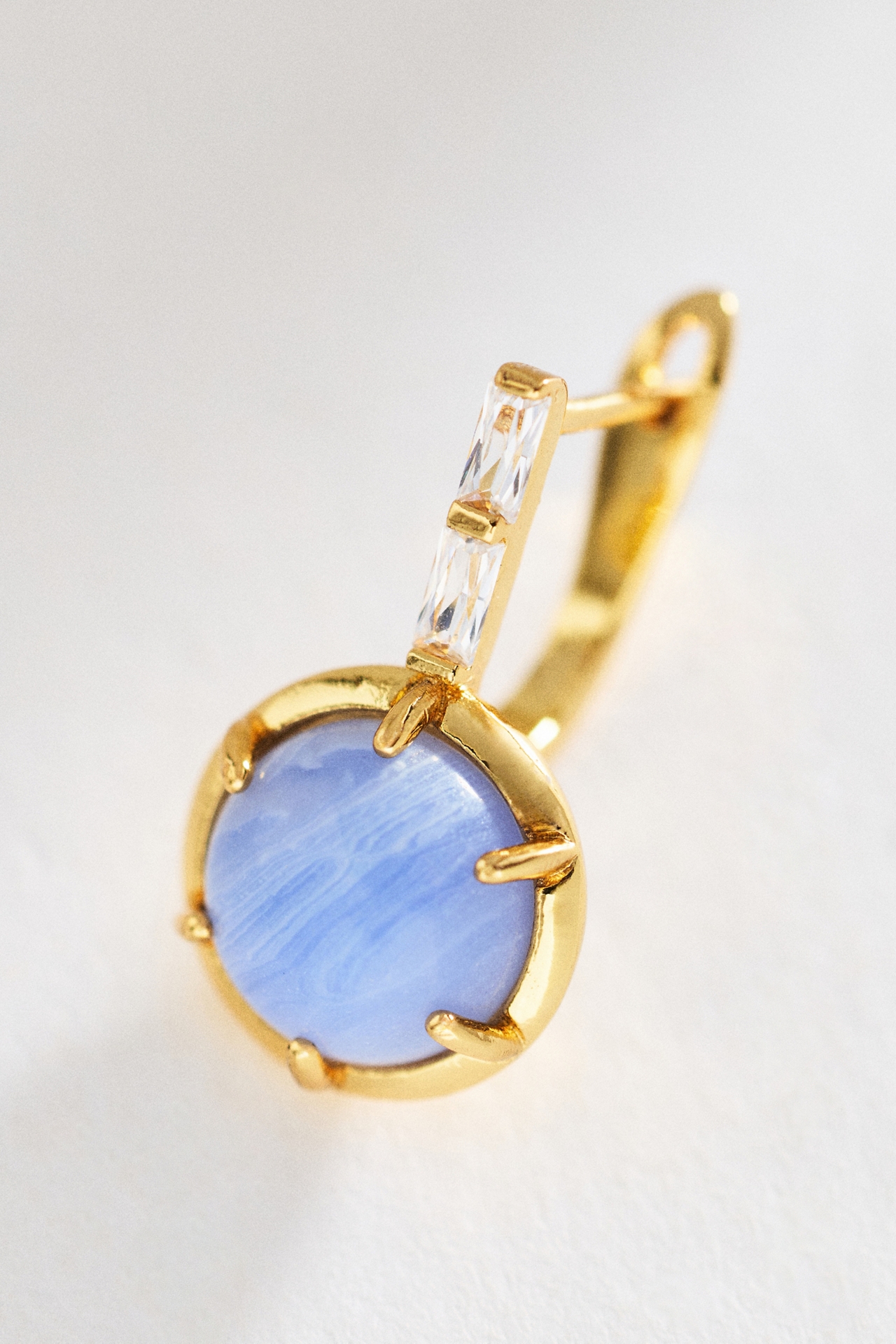 Gemstone Drop Earrings