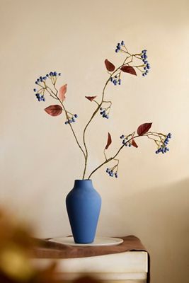 Faux Blue Berry Spray