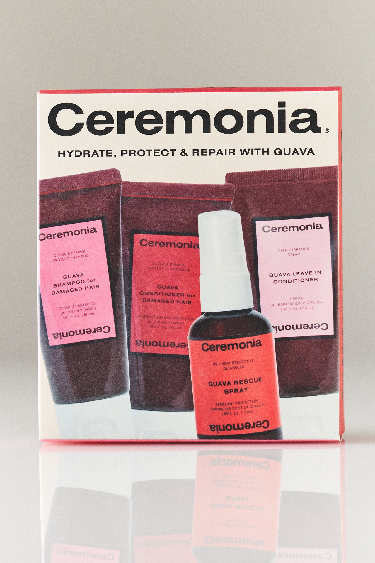 Ceremonia Guava On-The-Go Mini Bestsellers Kit