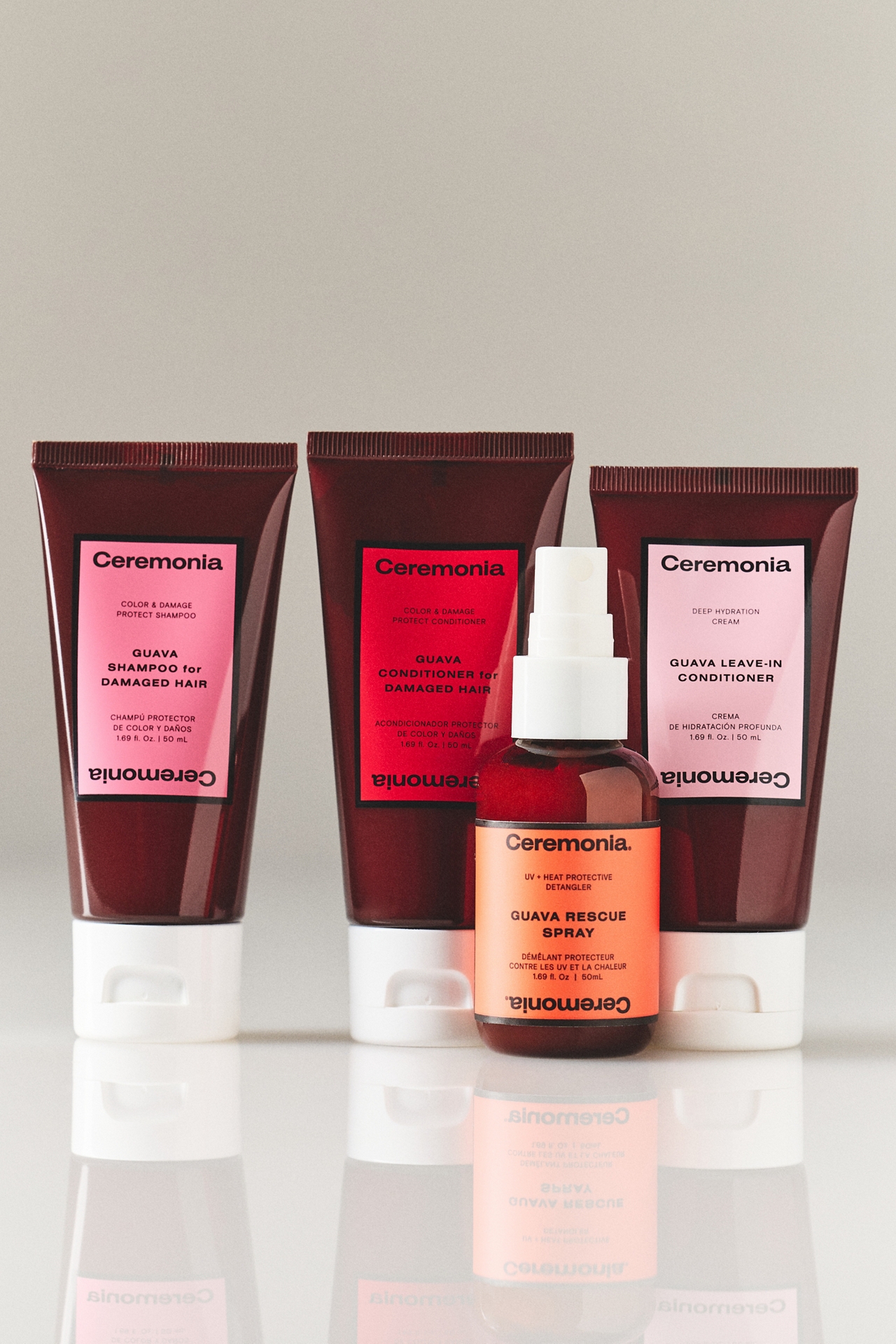 Ceremonia Guava On-The-Go Mini Bestsellers Kit