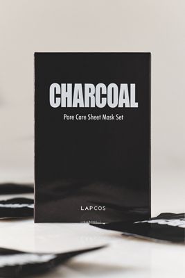 Lapcos Daily Charcoal Sheet Mask, Set of 5 