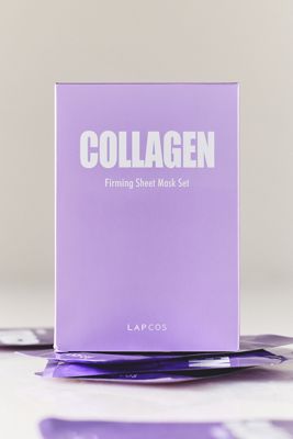Lapcos Daily Collagen Firming Facial Skin Mask, Set of 5