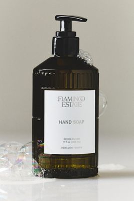 Flamingo Estate Tomato Glass Bottle Hand Soap 