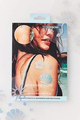 Never Have I Ever Sun Tan Stickers