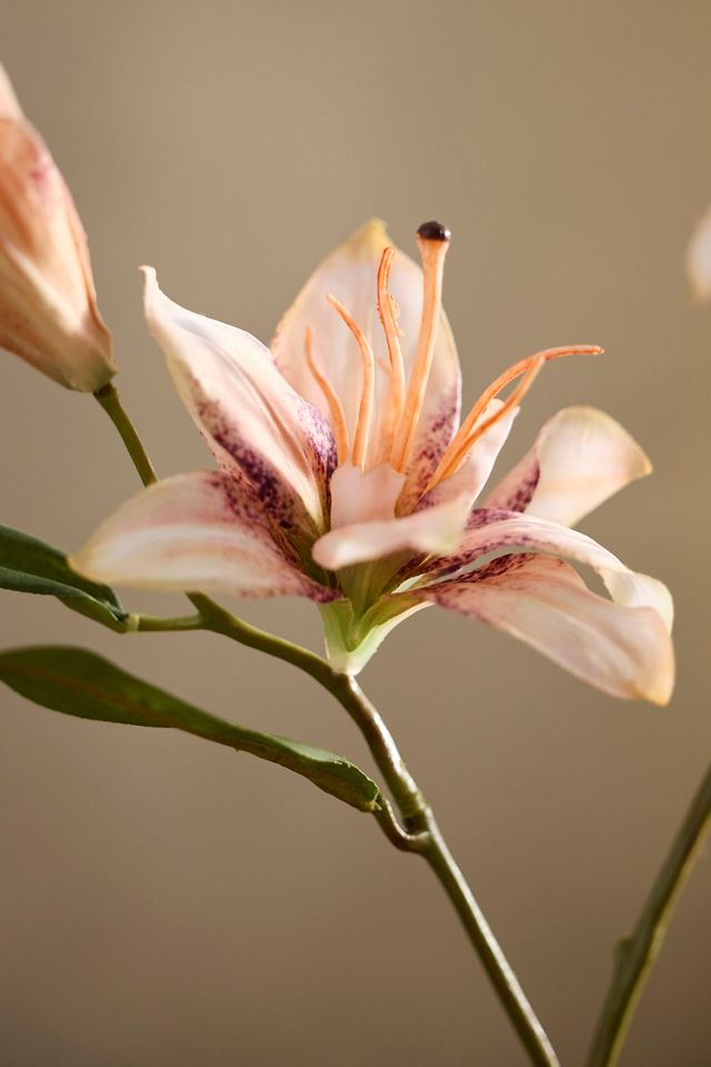 Faux Lily Spray #1