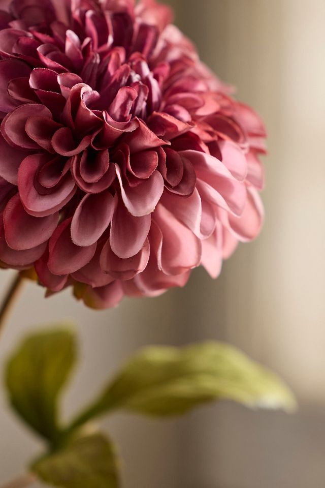 Faux Dahlia Spray #1