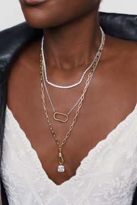 By Anthropologie Shades of Sea Layered Necklaces Set