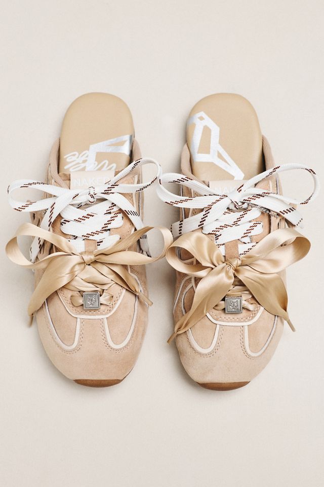 Naked Wolfe Admire Suede Sneaker Mules #1