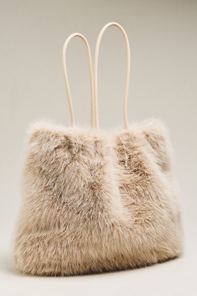 Dolce Vita Noor XL Faux Fur Tote Bag #1