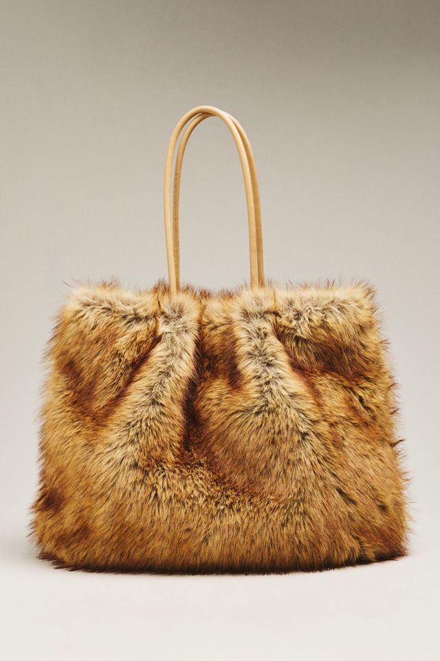 Dolce Vita Noor XL Faux Fur Tote Bag #1