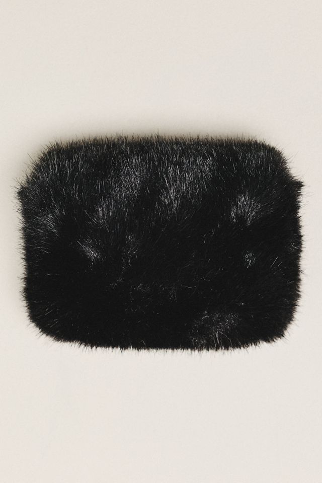 Dolce Vita Brindi Mini Furry Wallet Bag #1