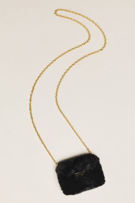 Dolce Vita Brindi Mini Faux Fur Wallet Bag