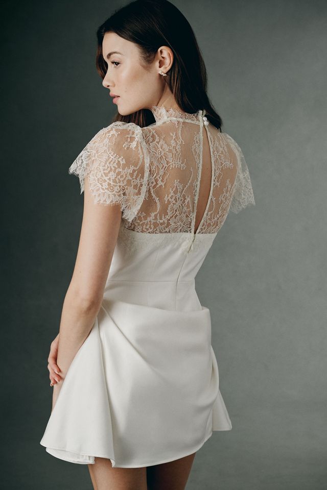 BHLDN Mock Neck Mini Dress #3
