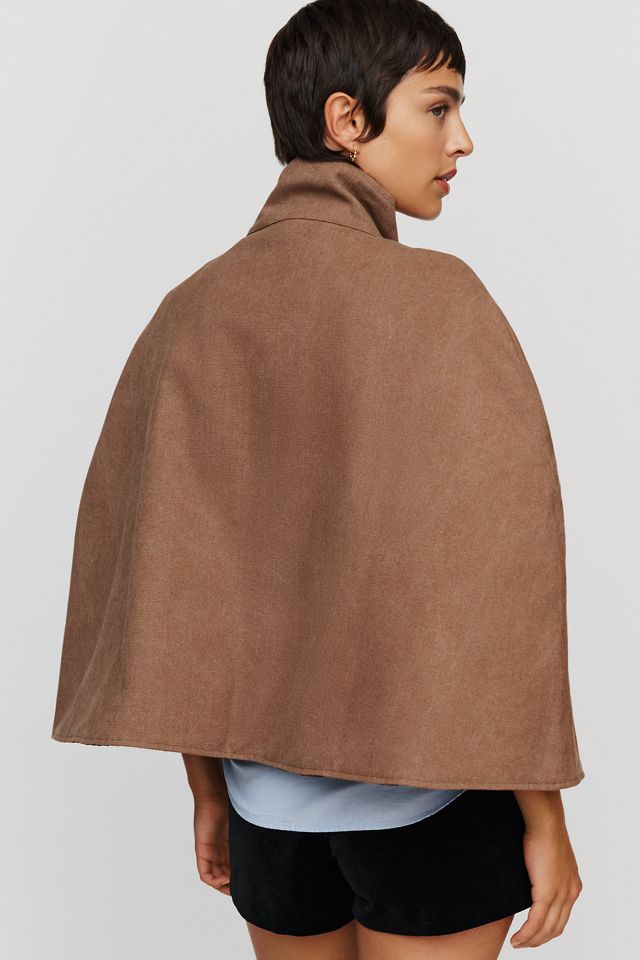 By Anthropologie Funnel-Neck Cape #2