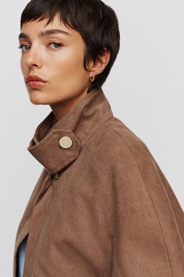 By Anthropologie Funnel-Neck Cape #3