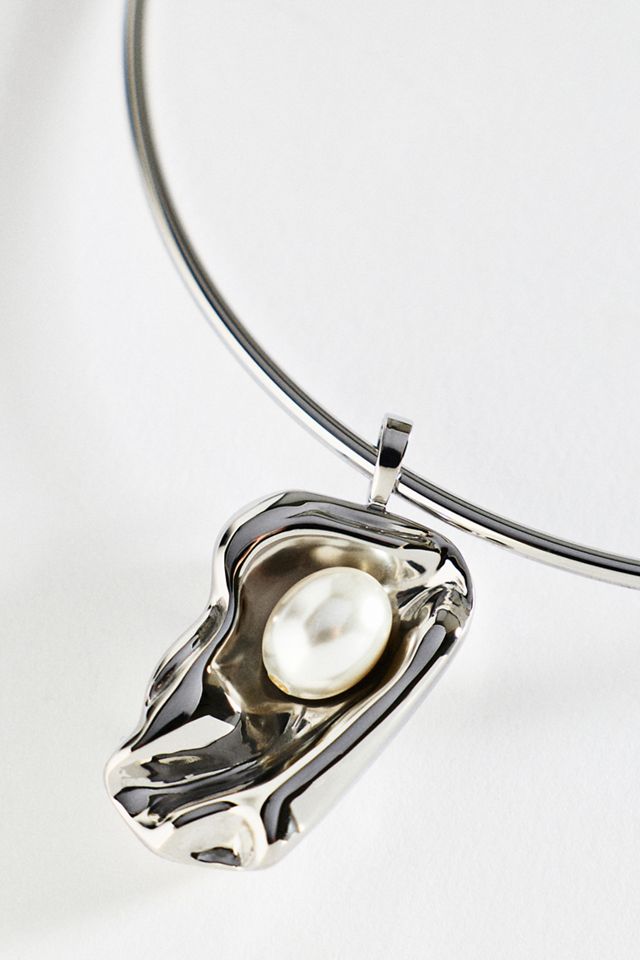 Heaven Mayhem Mother of Pearl Charm Necklace #1