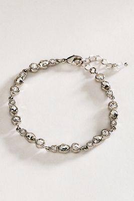 By Anthropologie Mixed-Cut Crystal Bracelet