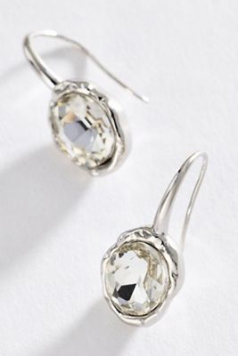 By Anthropologie Faceted Crystal Drop Earrings