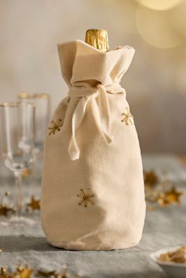 Celestial Beaded Wine Bag