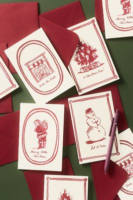 Molly Hatch Letterpress Holiday Notecards