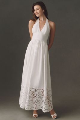 Dress The Population Nessie Cotton Maxi Dress 