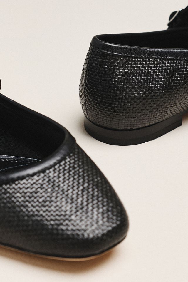 PAIGE Jackson Raffia Mary Janes #2