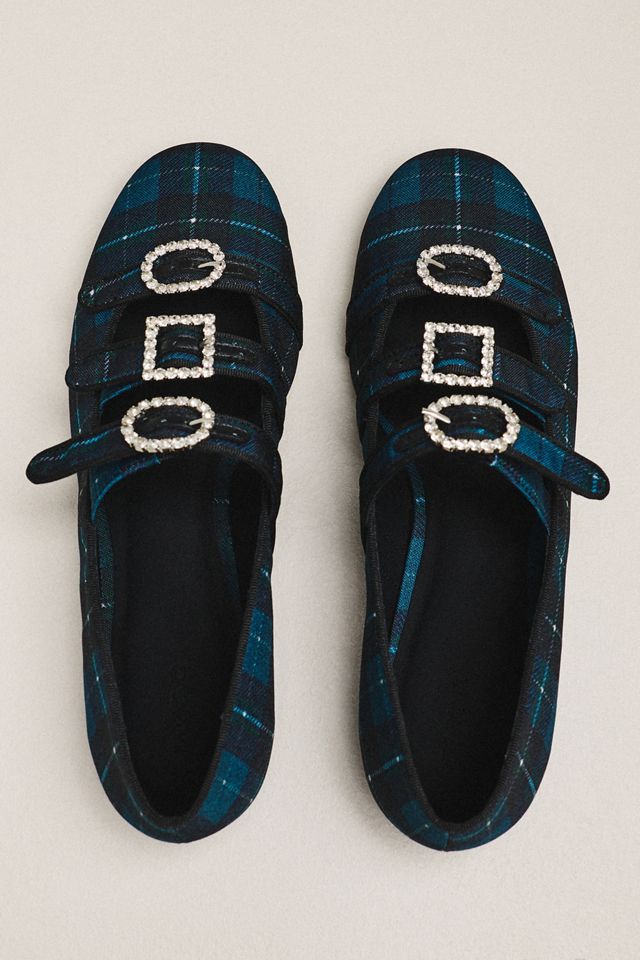 Maeve Three Strap Ballet Flats #1