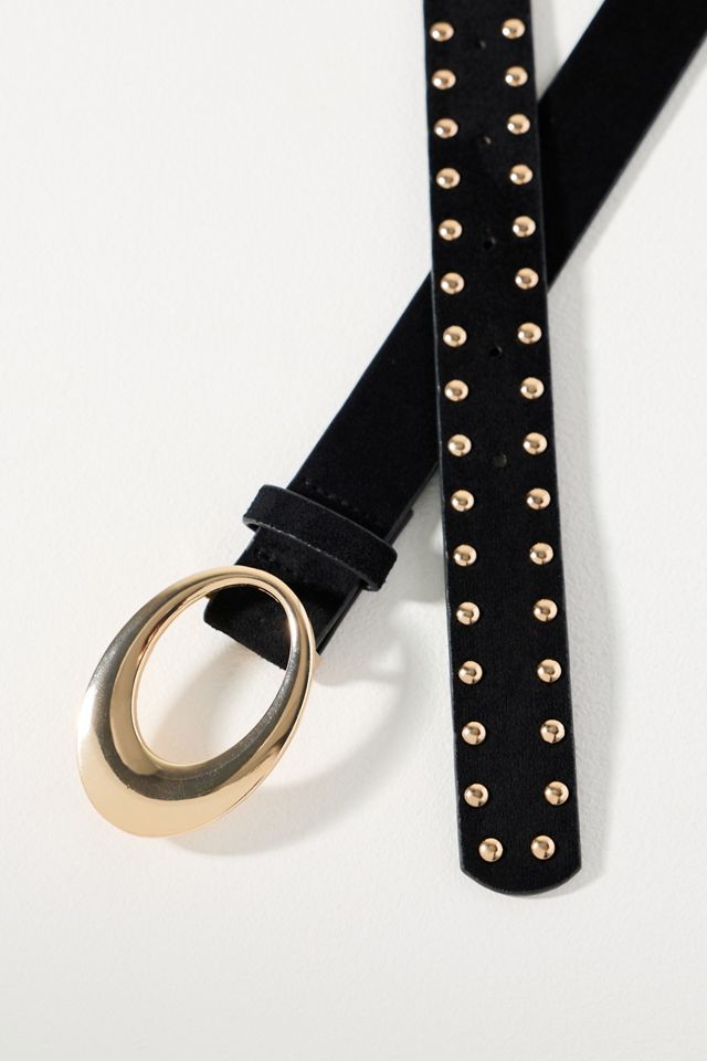 8 Other Reasons Studded Oval Buckle Belt #1