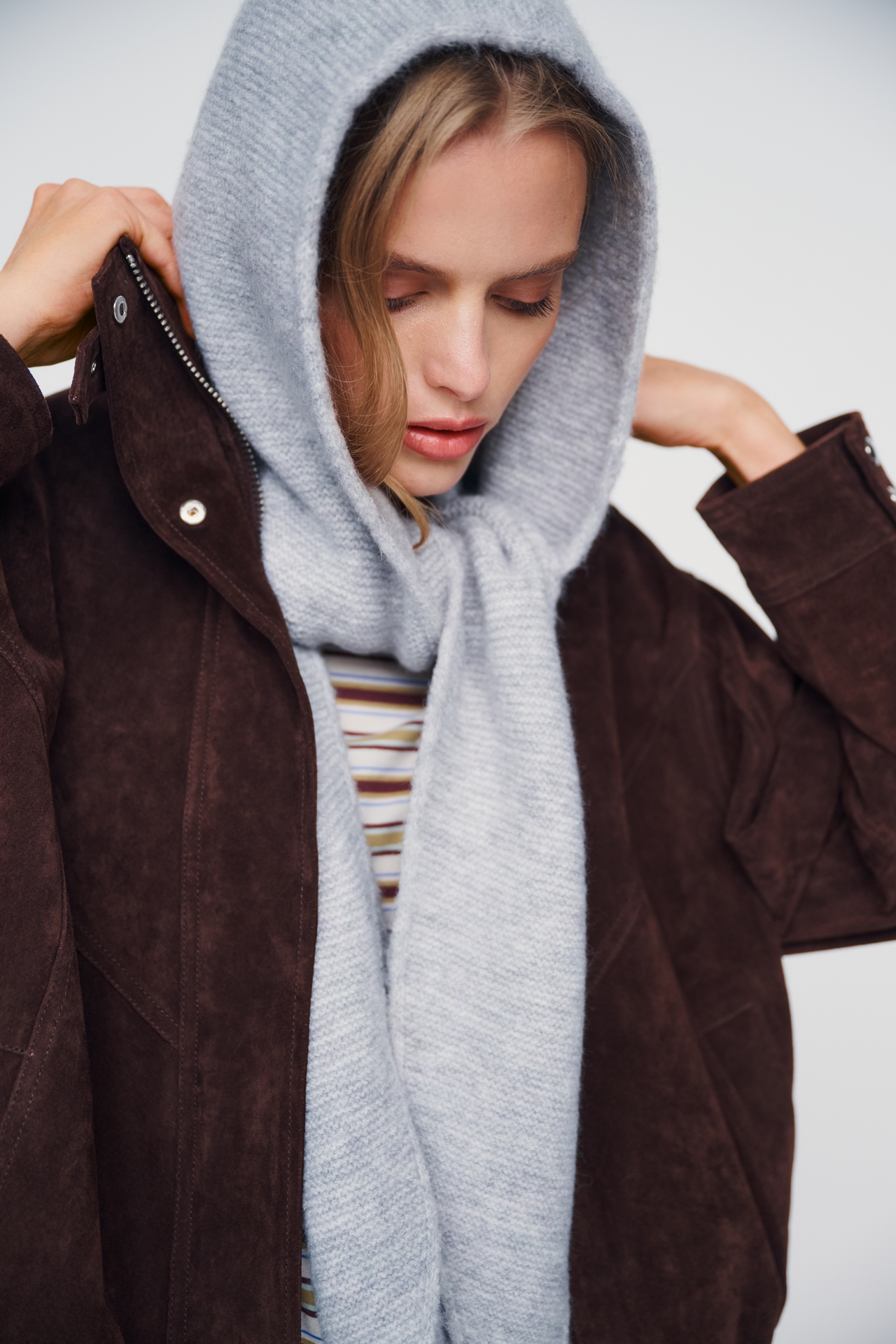 By Anthropologie Tapered Mid-Length Hood