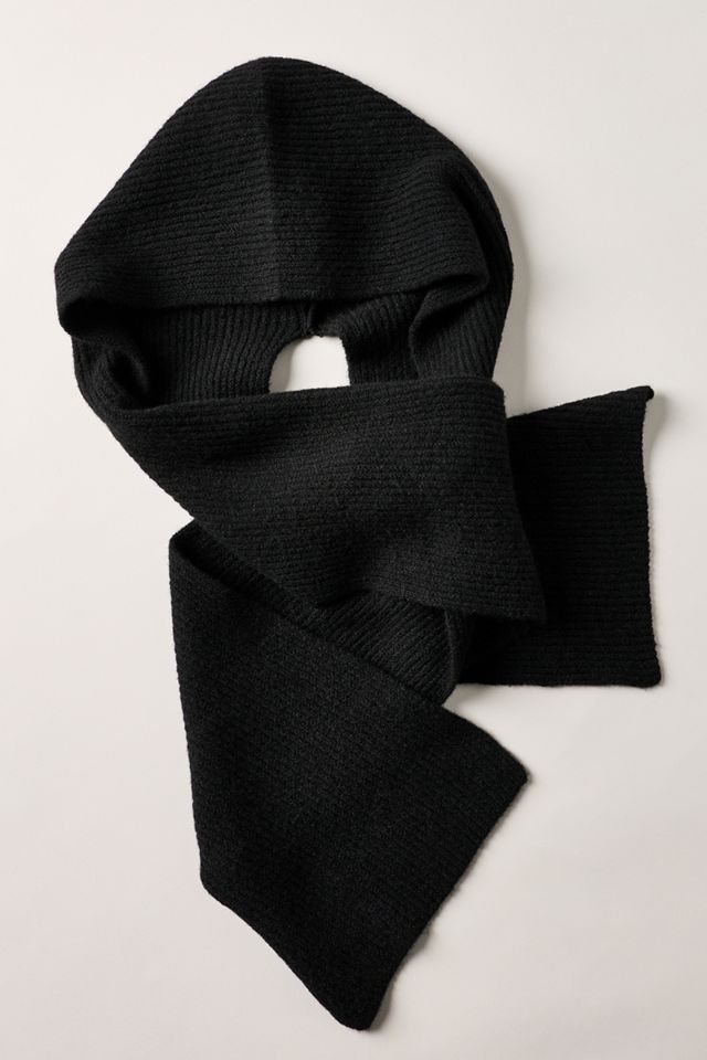 By Anthropologie Long Knit Hood Scarf #1