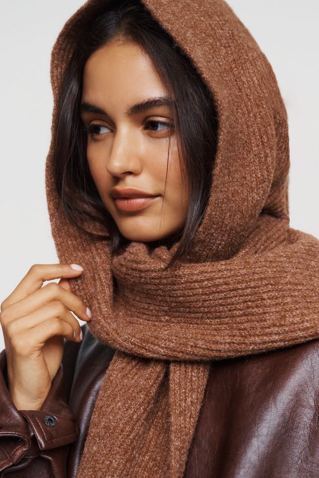Long Knit Hood Scarf #2