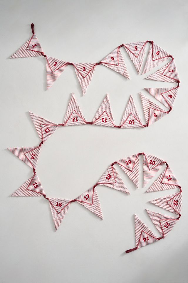 Advent Pennants Cotton Garland #2