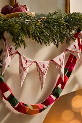 Terrain Advent Pennants Cotton Garland