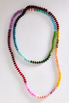 Beaded Rainbow Necklace