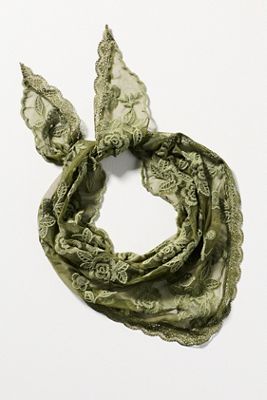Elizabeth Gillett Floral Lace Hair Scarf