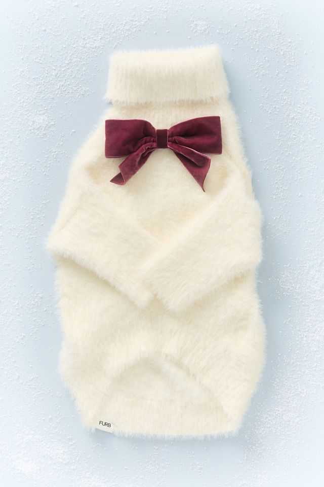 Anthropologie x Furb Eyelash Pet Sweater #1