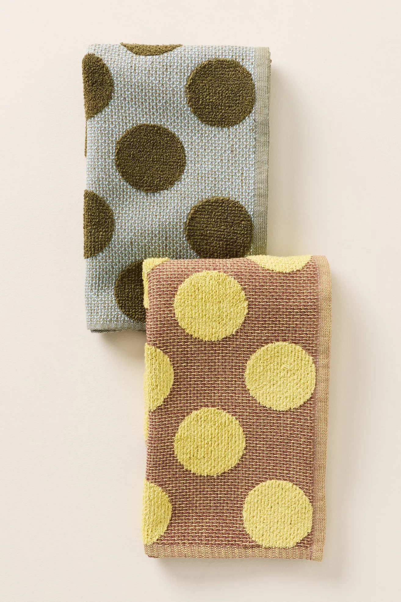 Polly Colorful Jacquard Dish Towels, Set of 2